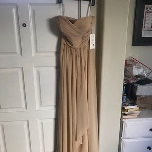 Champagne Bridesmaid dress